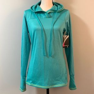 NWT Marika Native Tribe Atlanti Fleece Hoodie in Teal